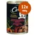 Cesar Natural Goodness, confezione da 12x400g. Testo visibile: reich an rind, garniert mit karotten, grünen bohnen und kräutern. Immagine di manzo, carote, fagiolini e ciotola con bocconcini. Cesar Natural Goodness, confezione da 12x400g. Testo visibile: reich an rind, garniert mit karotten, grünen bohnen und kräutern. Immagine di manzo, carote, fagiolini e ciotola con bocconcini.