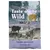 Taste of the Wild Sierra Mountain Canine Formula with Roasted Lamb A Grain-Free Diet, confezione con illustrazione di lupi e pecore in montagna. Testo in inglese visibile sul fronte.
