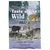Confezione di crocchette Taste of the Wild Sierra Mountain, testo visibile: 'Taste of the Wild', 'Sierra Mountain', illustrazione con lupi e paesaggio boschivo.