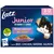 Purina Latz Junior As Good As It Looks, 2–12 months, Mixed selection in jelly, naudan-, kanan-, sardiinin- ja lohenmakuinen, 12 annosta. Ei väriaineita.