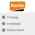 Karlie. TV-design, av wellpapp, klösyta runtom.