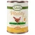 Konzerva Lukullus Vitality Adult, 400 g. Text: Supports a good digestion, Grain-Free Recipe, Chicken with Carrots, Potatoes and Linseed Oil. Obrázek slepice na trávě.