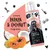 Luxury 2-in-1 shampoo and conditioner with papaya and coconut fragrance, vegan, tested by humans not on animals, pH balanced, paraben free, 250ml bottle.