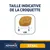 Taille indicative de la croquette Advance Veterinary Diets Renal : environ 1 cm, croquette visible avec règle graduée en centimètres.