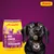 Sac de croquettes Josera Mini Junior 10 kg, texte visible : MIT ENTE & LACHS, pour chiots de petites races, avec un chien noir tenant une croquette devant sa bouche.