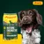 Sac Josera Nature Energetic 12,5 kg, sans céréales, sans pomme de terre, pour chien adulte. Texte visible : 'ADULT', 'GRAIN FREE', 'WITHOUT POTATO'. Chien brun à côté du sac.