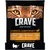 Pachet Crave pentru pisici, text vizibil: Satisfy Their Nature, Katzenfutter / Alimento per gatti, Hoher Proteingehalt, 100% natürlichem Huhn, mit frischem Huhn, ohne Getreide.