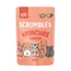 Scrumbles Krunchies Chicken reward treats, 60g pack, with illustrated animals and two treat pieces shown on the packaging.