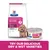 Gastrointestinal Biome dry and wet food for digestive or fibre care, mini variety. Text: Try our delicious dry and wet varieties. Veterinarian recommended.
