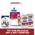 Hill's Prescription Diet Digestive Care dry food, wet food cans, and Hypoallergenic Treats shown with text: Try our delicious dry & wet varieties.