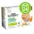 Caja de Purina Gourmet Nature's Creations mousse cocida al vapor con pollo y zanahorias, 12 latas de 85 g. Icono verde con lata y número 24 en blanco.