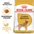 ROYAL CANIN ADULT Golden Retriever hundefoder, tekst: Breed Nutrition, Skræddersyet foderpille, Bidrager til sund hud og pels. Billede af foderpille og Golden Retriever. ROYAL CANIN ADULT Golden Retriever hundefoder, tekst: Breed Nutrition, Skræddersyet foderpille, Bidrager til sund hud og pels. Billede af foderpille og Golden Retriever.