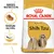 Balení krmiva Royal Canin Adult Shih Tzu, obrázek psa Shih Tzu, text: Granule na míru, Zdravá kůže, Breed Nutrition. Balení krmiva Royal Canin Adult Shih Tzu, obrázek psa Shih Tzu, text: Granule na míru, Zdravá kůže, Breed Nutrition.