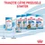 Tranziție către produsele starter Royal Canin: lapte praf Babydog Milk, conserve Starter Mousse și pungi Starter pentru Mini, Medium, Maxi, Giant. Text vizibil: naștere, înțărcare. Tranziție către produsele starter Royal Canin: lapte praf Babydog Milk, conserve Starter Mousse și pungi Starter pentru Mini, Medium, Maxi, Giant. Text vizibil: naștere, înțărcare.
