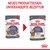 Royal Canin Appetite Control. Neues Produktdesign, unveränderte Rezeptur. Verpackung zeigt Katzenfutter für Appetitkontrolle mit 90% Zufriedenheitsergebnissen in 4 Wochen.