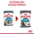 Royal Canin Urinary Care 85g pentru pisici, prezentare comparativă: vechiul și noul ambalaj. Text sus: Un design nou, aceeași formulă.