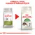 Ambalaj nou și formulă îmbunătățită pentru Royal Canin Outdoor, hrană uscată pentru pisici. Imagine cu vechiul și noul ambalaj, text vizibil: 'AMBALAJ NOU, FORMULA IMBUNĂTĂȚITĂ'.