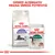 Pachet hrană uscată Royal Canin Sterilised 7+ și plic hrană umedă Royal Canin Instinctive 7+, pentru pisici peste 7 ani. Text vizibil: Oferiți alternativ hrana umedă potrivită.