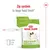 Product image showing zip system for easy opening and resealing to keep food fresh, with diagram highlighting the feature on 1.5 kg and 3 kg packs.