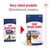 Nový vzhled produktu Royal Canin maxi Ageing 140 g, optimalizovaná receptura. Porovnání starého a nového obalu s vyobrazením psa a porcí krmiva.