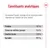 Constituants analytiques : protéine 8,7 %, teneur en matières grasses 5,4 %, cendres brutes 2,0 %, humidité 79,7 %