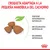 Croqueta adaptada a la pequeña mandíbula del cachorro. Contiene antioxidantes naturales, sin colorantes artificiales, sin aromas artificiales. Tres croquetas visibles.