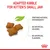 Adapted kibble for small jaws. Contains natural antioxidants, no artificial colours, and no artificial flavours.