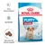 Royal Canin Puppy Medium 2–12 months kutyatáp csomagolás, erős immunrendszer, agyfejlődés, táp szemcseméret adaptált feliratokkal, 3. szakasz jelölés Royal Canin Puppy Medium 2–12 months kutyatáp csomagolás, erős immunrendszer, agyfejlődés, táp szemcseméret adaptált feliratokkal, 3. szakasz jelölés