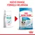 Cambio de envase y fórmula: Royal Canin Pediatric Junior Small Dog under 10 kg pasa a Royal Canin Puppy Mini 2–10 months, peso adulto hasta 10 kg. Texto: Nuevo envase, fórmula mejorada.