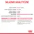 Składniki analityczne: białko surowe 12 %, oleje i tłuszcze 4 %, popiół 1,5 %, włókno 0,4 %, wilgotność 79,8 %, kwasy omega-3 (DHA) 0,041 %. Skład i dodatki podane poniżej.
