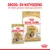 Royal Canin Shih Tzu Adult droog- en natvoeding, verpakking 85g en grote zak. Tekst: 'Droog- en natvoeding, de meest optimale voedingscombinatie'.