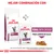 ROYAL CANIN VETERINARY RENAL pienso y sobre húmedo RENAL WITH CHICKEN finas láminas en salsa para gatos. Texto: Mejor combinación con. Imagen de comida húmeda.