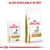 Royal Canin Veterinary Urinary S/O food shown in wet and dry packaging, with text stating 'Also available in dry'.