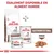 Royal Canin Gastrointestinal pour chien, croquettes et boîtes humides visibles. Texte : Également disponible en aliment humide, Gastrointestinal mousse.