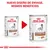 Dos latas de Royal Canin Gastrointestinal Low Fat para perros, antes y después del cambio de diseño de envase. Texto: 'Nuevo diseño de envase, mismos beneficios'.