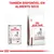 Royal Canin Hepatic para cães, embalagem de alimento húmido e saco de alimento seco. Texto visível: 'TAMBÉM DISPONÍVEL EM ALIMENTO SECO'.