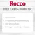 Rocco DIET CARE DIABETIC. Texte en allemand : Ideal bei Diabetes, Zur Regulierung der Glukoseversorgung, Hoher Ballaststoffanteil, Mit Omega-3- und Omega-6-Fettsäuren.