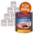 Rocco Classic Pork with beef & chicken, 12×800g konzerv. Text: 100% fresh ingredients & grain-free recipe. Na etiketě maso, hmotnost 800g. Rocco Classic Pork with beef & chicken, 12×800g konzerv. Text: 100% fresh ingredients & grain-free recipe. Na etiketě maso, hmotnost 800g.