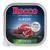 Rocco Classic, 300 g. Texto visível: 100% fresh ingredients & grain-free. Beef with game. Rind mit Wild. Bœuf au gibier. Die Fleischmahlzeit. Imagem de carne crua na embalagem.