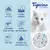 Tigerino Crystals silicate cat litter, extremely absorbent, stops odours before they arise, inhibits bacterial growth, dust-free, fragrance-free for sensitive cats. Image shows white and blue crystals.