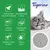 Tigerino Premium. Areia de argila natural de bentonite, ultra-absorvente e eficaz, levanta pouco pó, aglomeração imediata, excelente controlo de odores, aroma a pinho.
