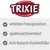 Trixie. Erhöhte Fressposition, spülmaschinenfest, Anti-Rutsch-Gummifüße.