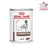 Veterinary gastrointestinal loaf food, labelled as suitable for digestive care. Includes image of food texture and veterinary nutrition symbol.