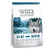 Wolf of Wilderness Blue River, 100% grain-free recipe, dużo świeżego mięsa z kurczaka i łososia, owoce leśne, korzenie i dzikie zioła, 1 kg