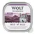 Wolf of Wilderness 100% Grain-Free Wild Hills. Duck with wild berries, roots and wild herbs. Ente mit Waldbeeren, Wurzeln und Wildkräutern.