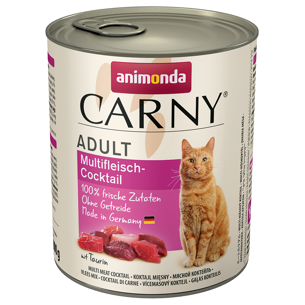 Fotografie produktu: Megabalení animonda Carny Adult 24 ks (24 x 800 g) - Krůtí, kuřecí a krevety