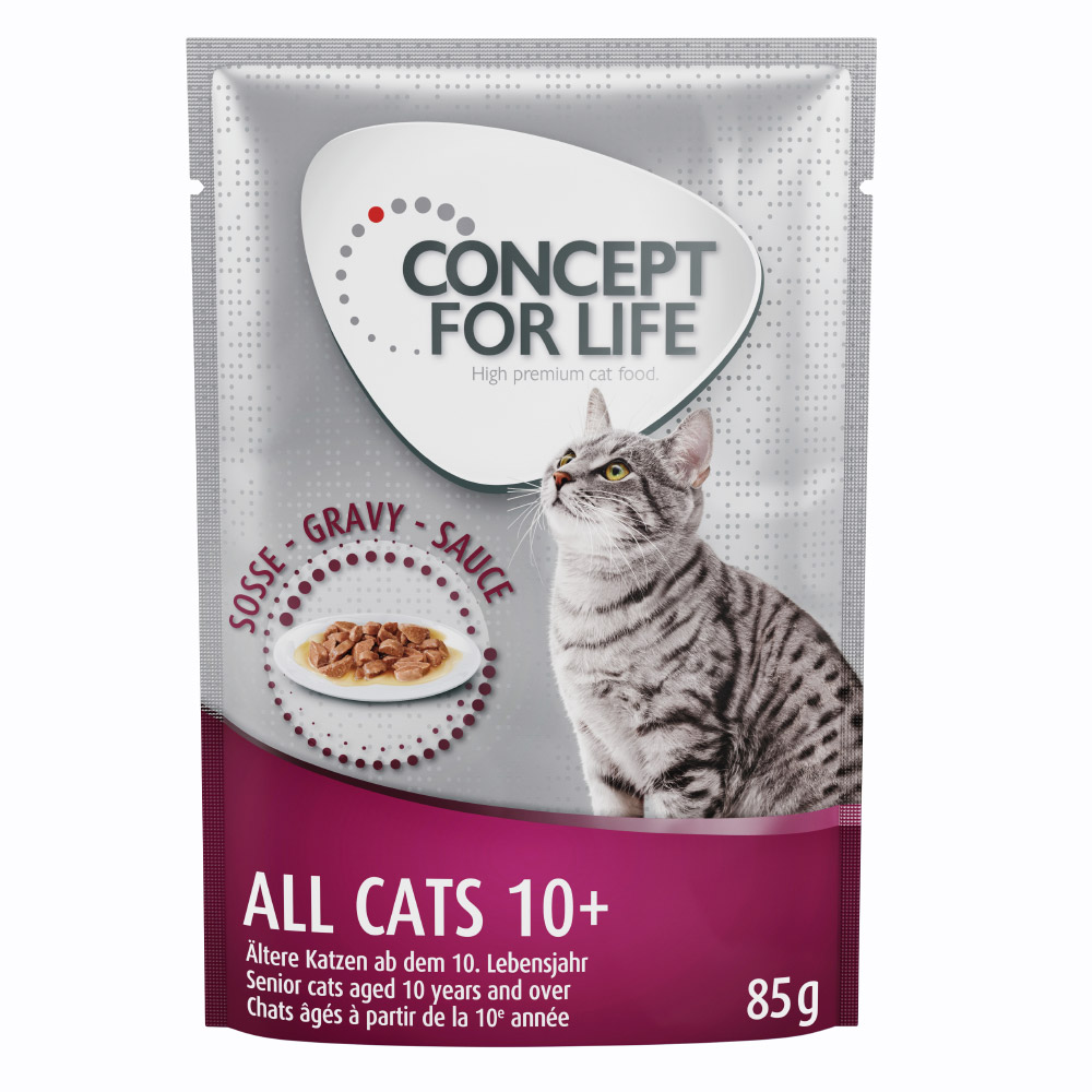 Fotografie produktu: Concept for Life All Cats 10+ - v omáčce - 12 x 85 g