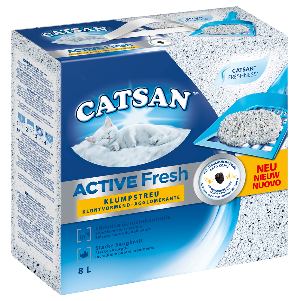 Fotografie produktu: Catsan Active Fresh hrudkující kočkolit - 8 l