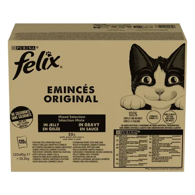 Felix ("So gut...") kapsičky 120 x 85 g + 44 x 85 g smíšené balení zdarma