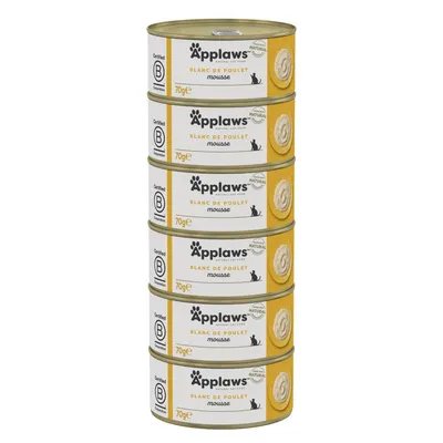 Applaws Mousse 6 x 70 g pour chat Applaws Mousse 6 x 70 g pour chat
